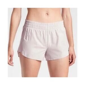 Athleta Hustle Shorts Beige Zebra Print size 1X